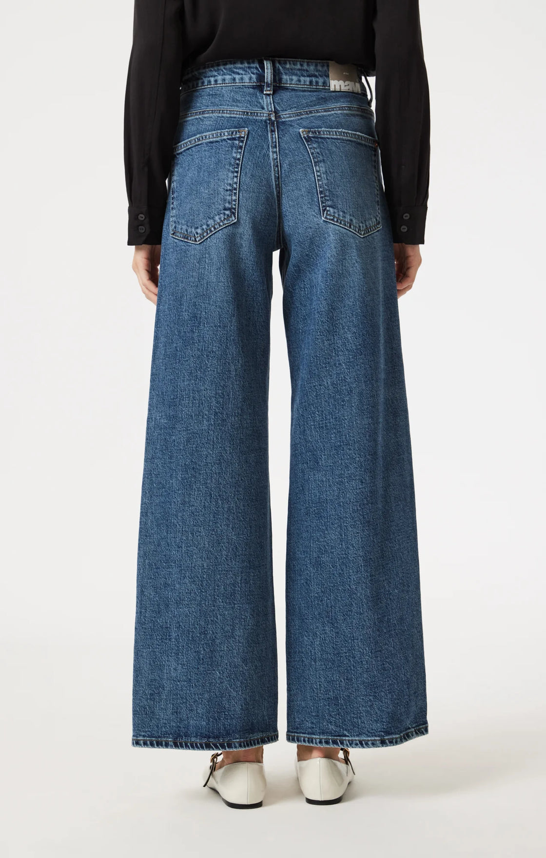 Mavi Siena Wide Leg Jeans- Classic Blue