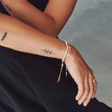 PILGRIM GOLD CRYSTAL BRACELET