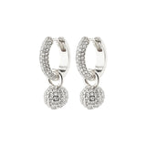 PILGRIM EDTLI CRYSTAL HOOPS