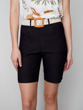 CHARLIE B BENGALINE BELT SHORT