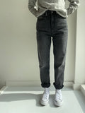 B YOUNG KATO TWO COLOURS -  MID GREY DENIM