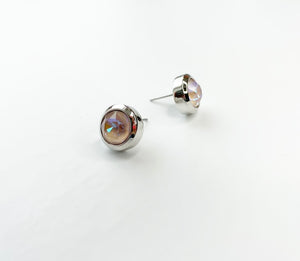 Dust Pink Small Round Earring