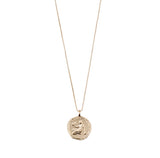 PILGRIM  GOLD HOROSCOPE NECKLACE