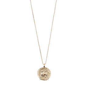 PILGRIM  GOLD HOROSCOPE NECKLACE