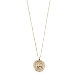PILGRIM  GOLD HOROSCOPE NECKLACE