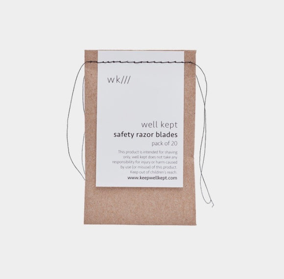 WELL KEPT SAFETY RAZOR BLADES