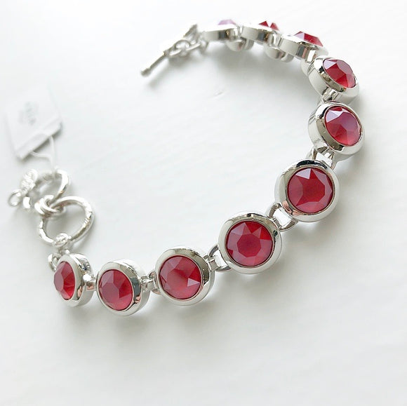 MYKA RHODIUM ROUND RRD BRACELET