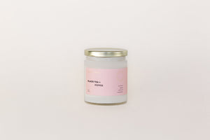 HOMECOMING BLACK TEA + PEPPER SOY WAX CANDLE