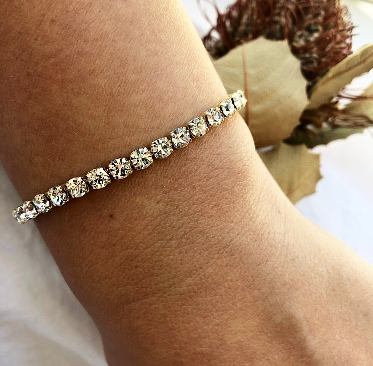 Gold Crystal Bracelet