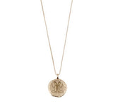PILGRIM  GOLD HOROSCOPE NECKLACE
