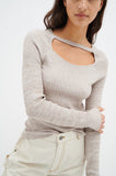 IN WEAR ALORAL PULLOVER -  MOCHA GREY