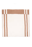 TOFINO THE ARIA THROW-  CAMEL/ECRU